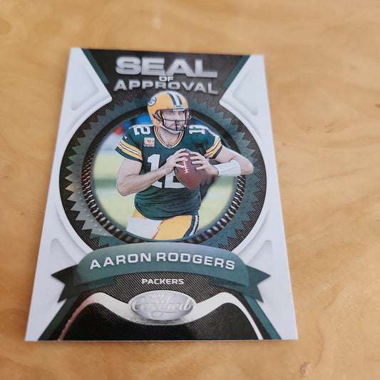 Panini Certified Seal Of Approval Aaron Rodgers #SA-6