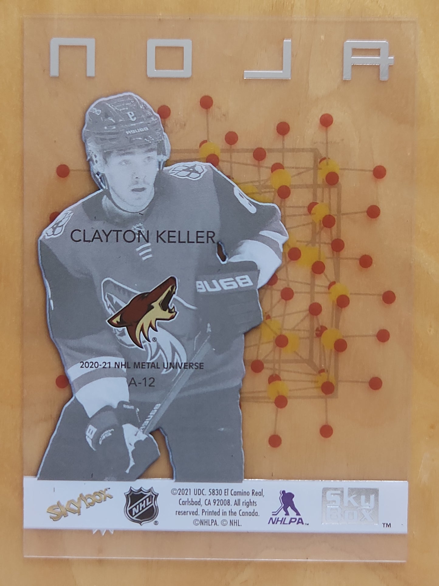 2020-21 SkyBox Metal Universe Alon Clayton Keller #A-12