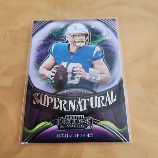 Panini Contenders Super Natural Justin Herbert #SN-JHE