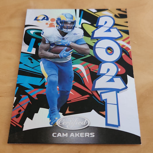 Panini Certified Graffiti Cam Akers #2021-6