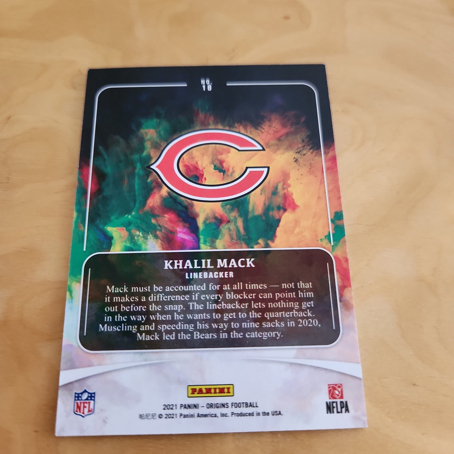 Panini Orgins Holo Khalil Mack 077/299 #18