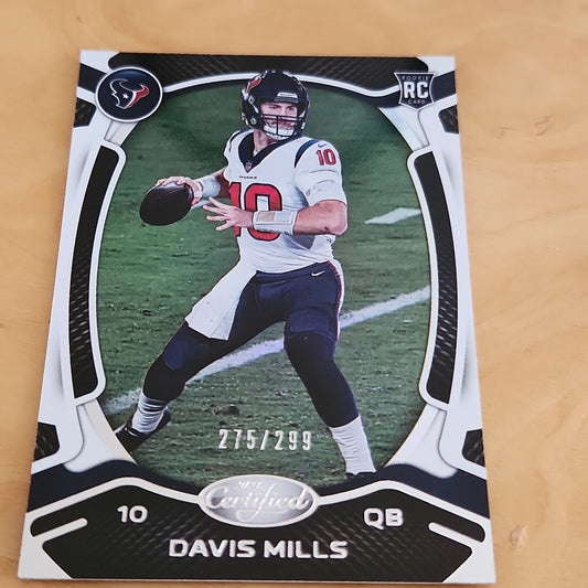 Panini Certified Holo Davis Mills RC 275/299 #122