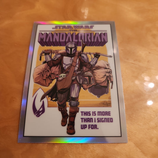 Topps Star Wars Mandalorian 1 of the 5 Art Art Works #CC-1