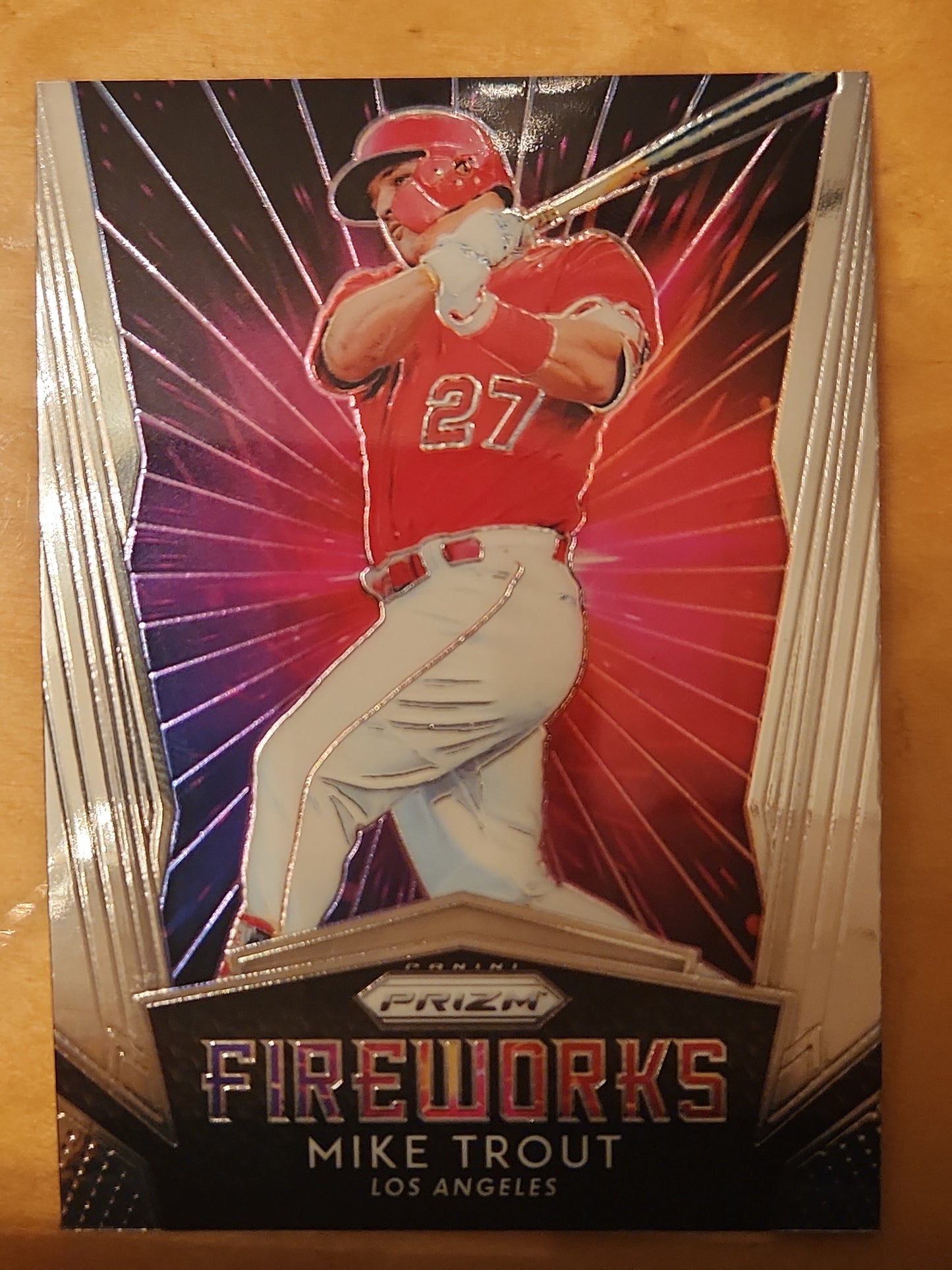 2019 Panini Prizm Fireworks Mike Trout #FI