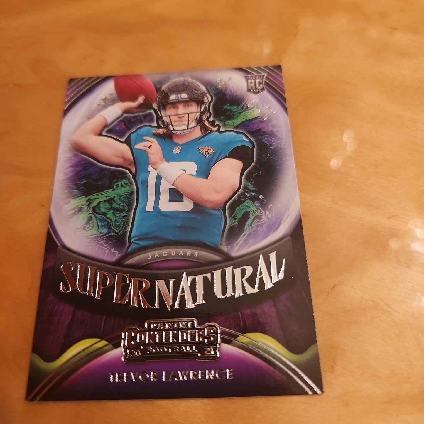 Panini Contenders Super Natural RC Trevor Lawerence RC #SN-TLR