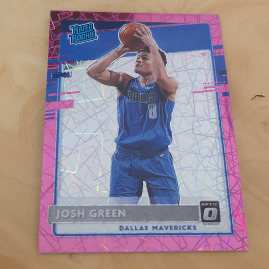 Panini Optic Prizm Rated Rookie Pink Vilocity Josh Green 73/79 #168