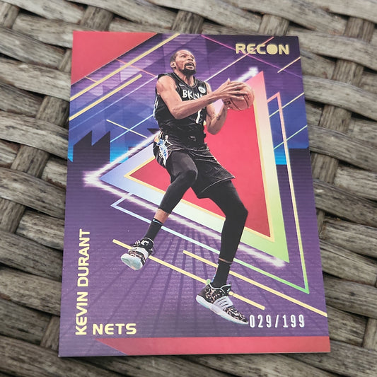 Panini Recon Red Parallel Kevin Durant 029/199 #42