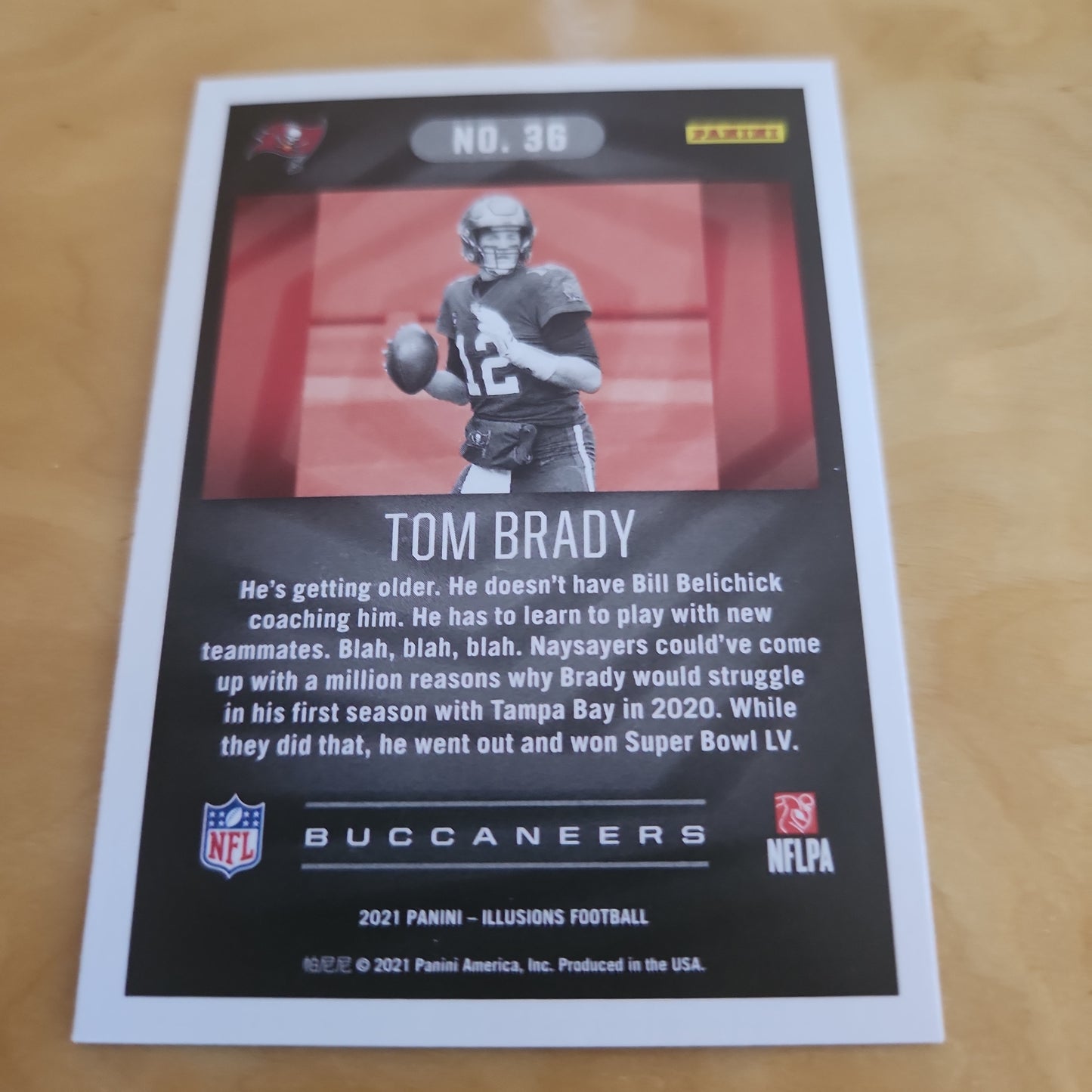 Panini Illusions Tom Brady #36