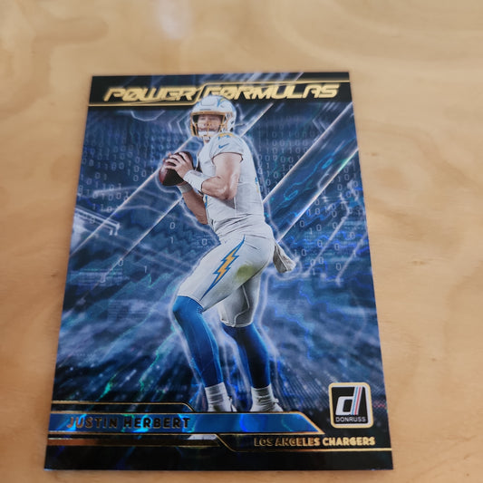 Panini Donruss Power Formulas Justin Herbert #PF8