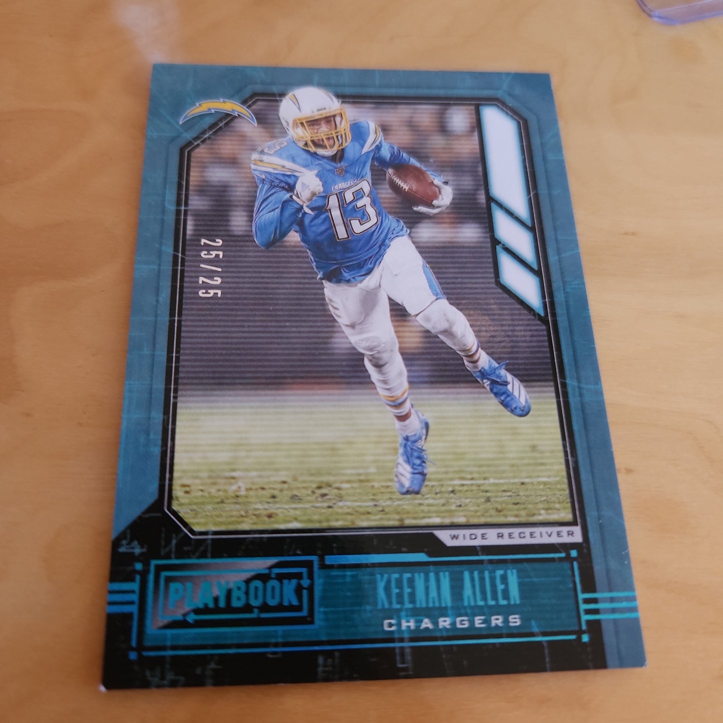 Panini Playbook Blue Parallel Keean Allen 25/25 #1