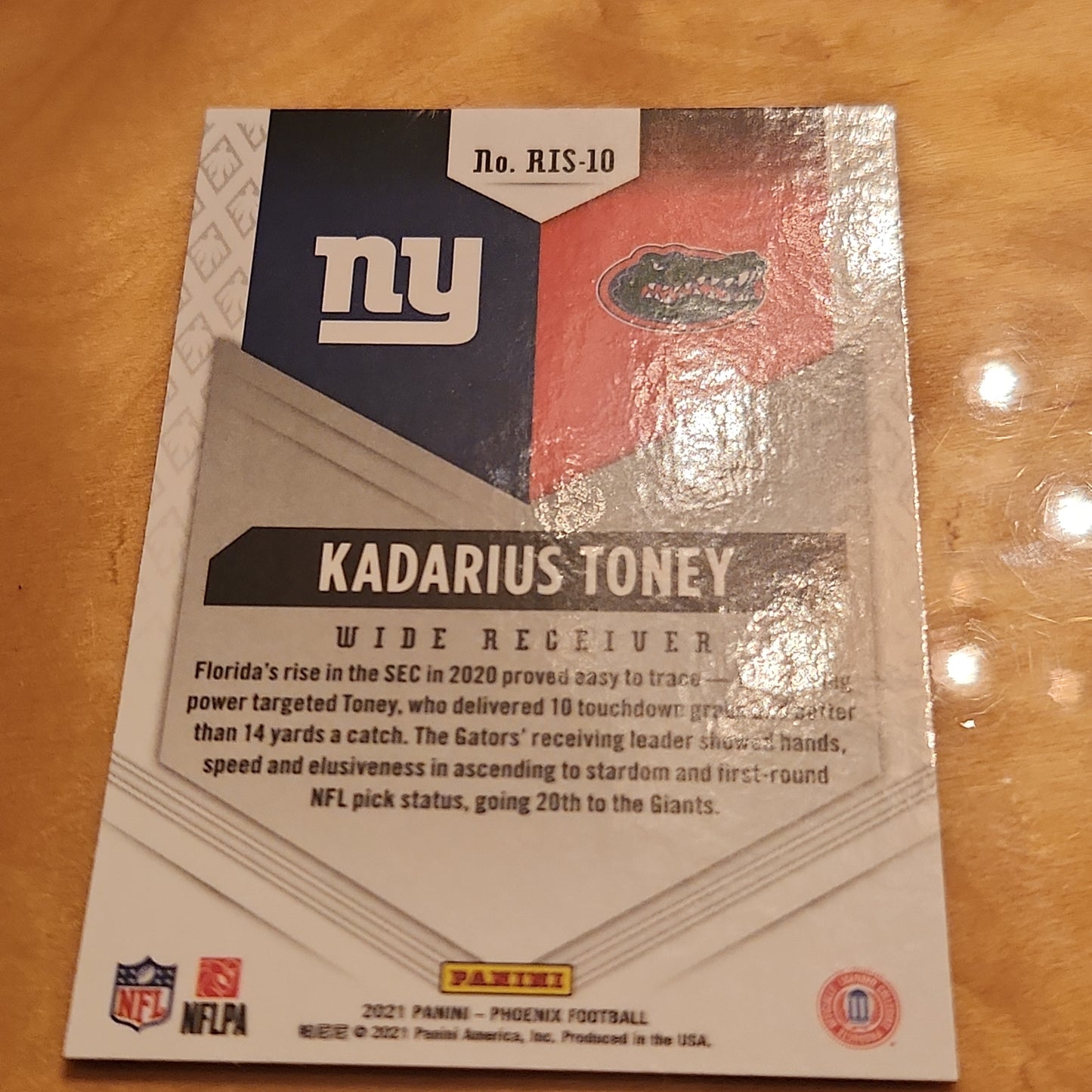 Panini Mosaic Rookie Rising Kadarius Toney RC #RIS-10