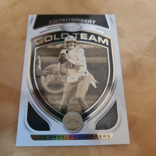 Panini Certified Gold Team Justin Herbert #GT-3