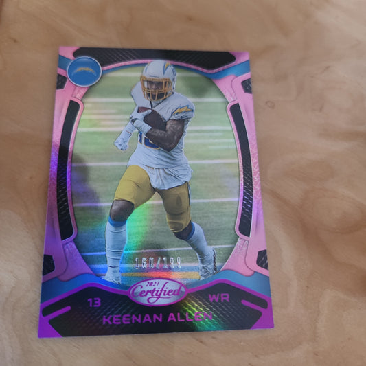 Panini Certified Pink Parallel Keenan Allen 160/199 #48