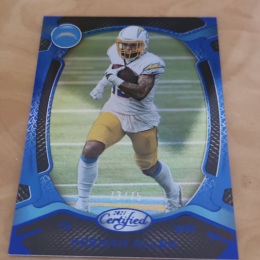 Panini Certified Blue Parallel Keenan Allen 73/75 #48