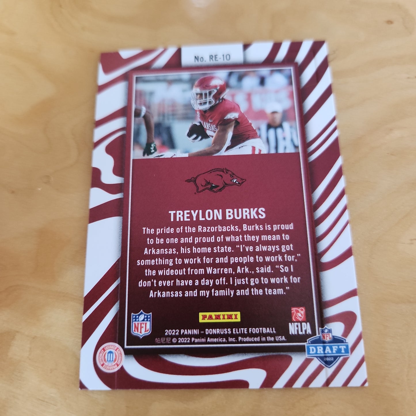 Panini Elite Rookie Elitist Treylon Burks #RE-10