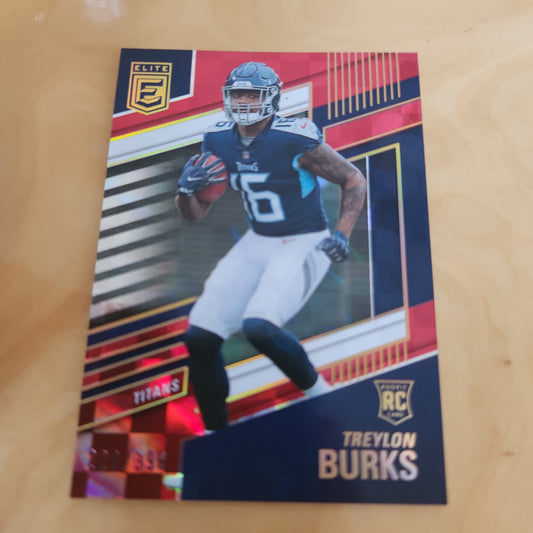 Panini Elite Red Parallel Treylon Burks RC 228/399 #119