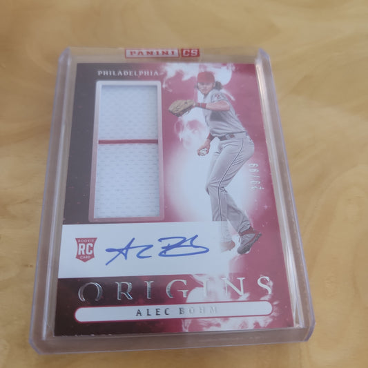 Panini Orgins Alec Bohm RC Auto 29/99 #DJA-AB