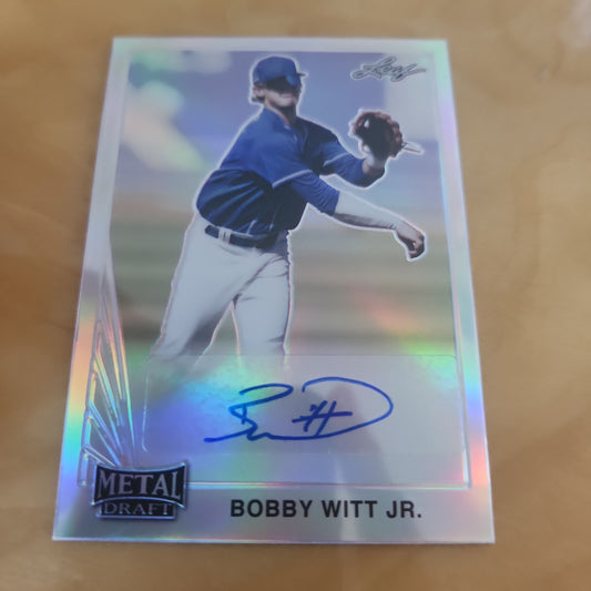 Leaf Metal Draft Bobby Witt Jr. Auto #LA-BWJ