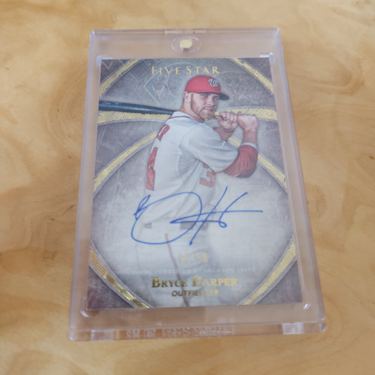 Topps Five Star Bryce Harper Auto 39/50 #FSA-BHA