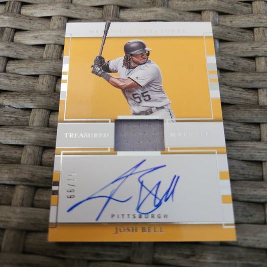 Panini National Treasures Josh Hill Jersey Patch Auto 57/99 #TMS-JB