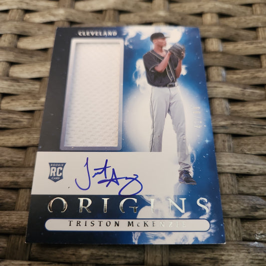 Panini Orgins Tristion McKenzie RC Jersey Patch Auto 41/90 #OJA-TM