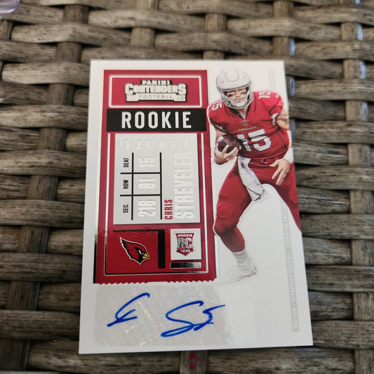 Panini Contenders Rookie Ticket Chris Strevler RC Auto #266