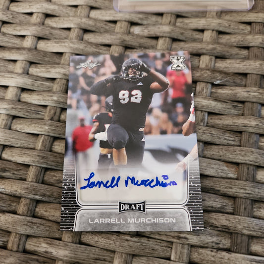 Leaf Draft Larrell Murchison RC Auto #BA'LM1