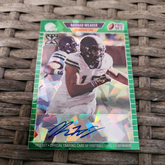 Leaf Pro Set Green Carcked Ice Rashaf Weaver RC #PA-RW1