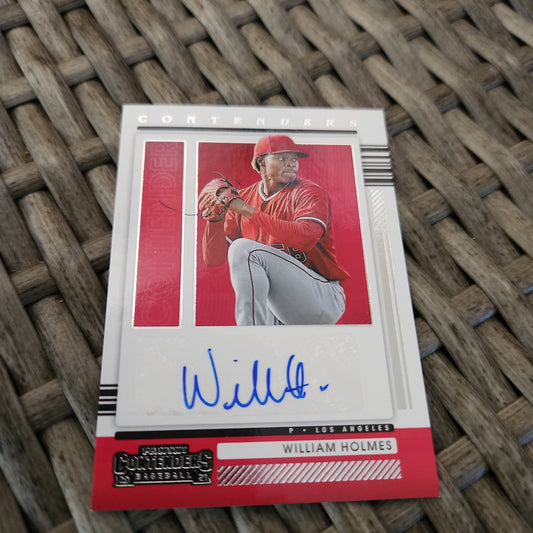 Panini Contenders William Holmes Auto #CA-WH