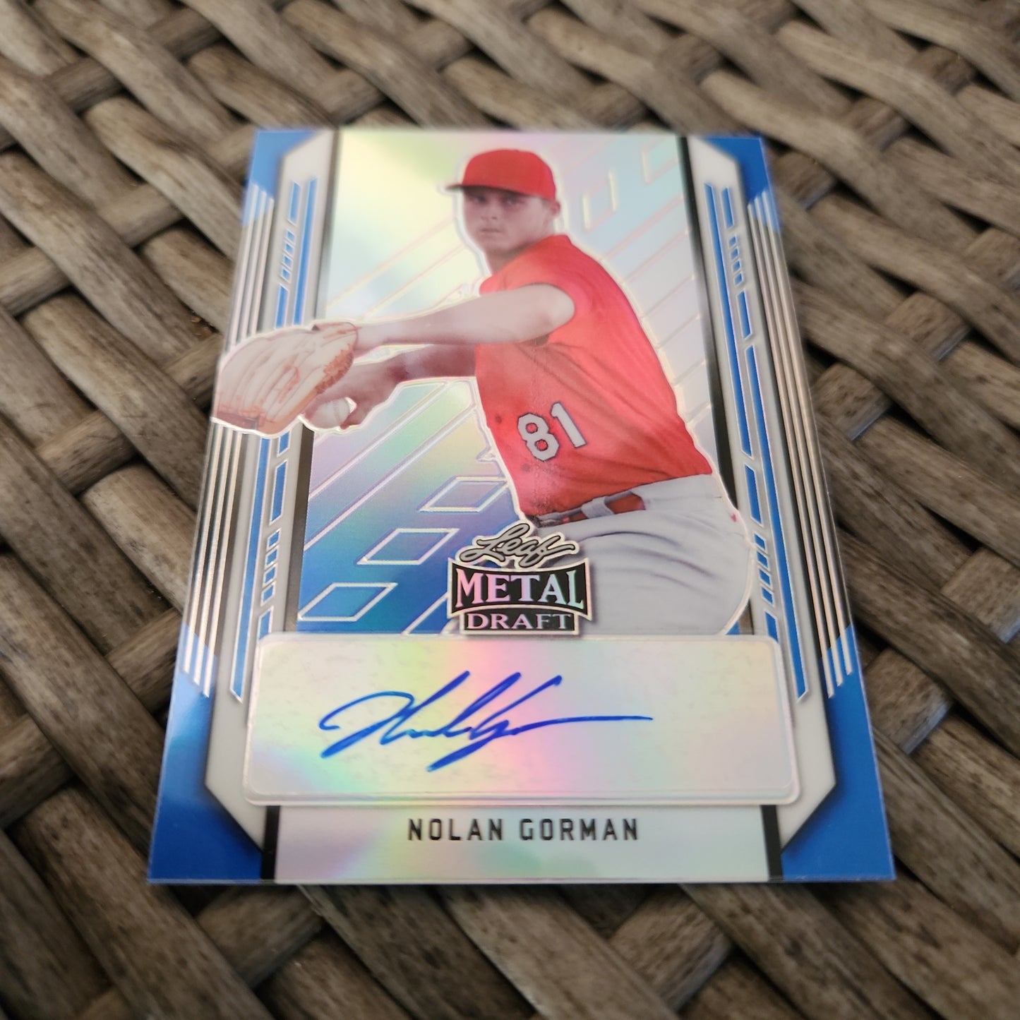 Leaf Metal Draft Nolan Gorman Auto 2/35 #BA-NG