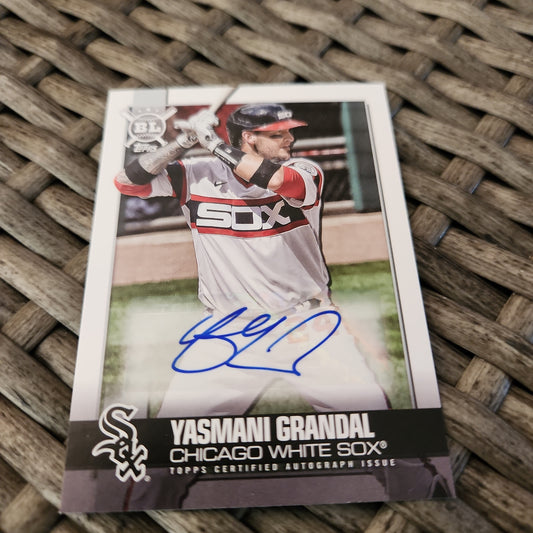 Topps BL Yasmani Grandal Auto #BLA-YG