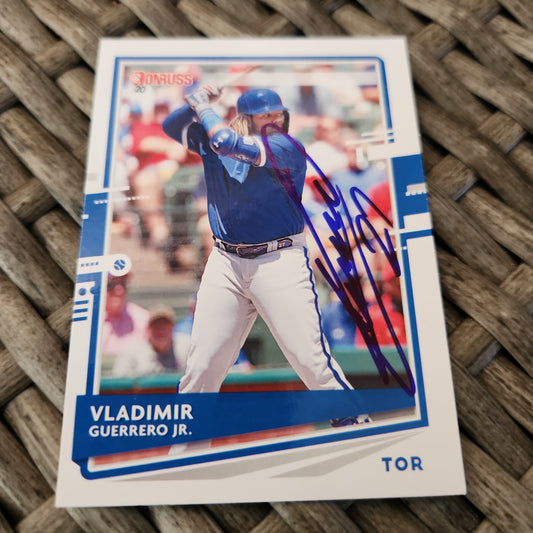 Panini Donruss Vladimir Guerrero Jr. Auto #102