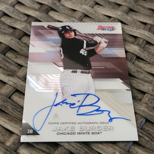 Topps Bowmans Best Jake Burger Auto #817-JBU