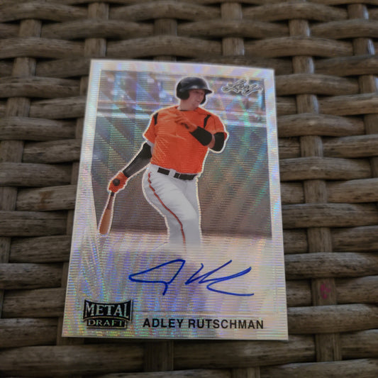 Leaf Metal Draft Adley Rutschman Auto #LA-AR1