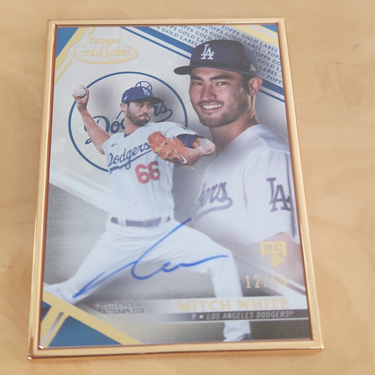 Topps Gold Label Blue Parallel Mitch White RC 12/50 #FA-MW