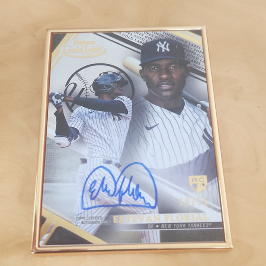 Topps Gold Label Estevan Florial RC Auto 19/75 #FA-EF