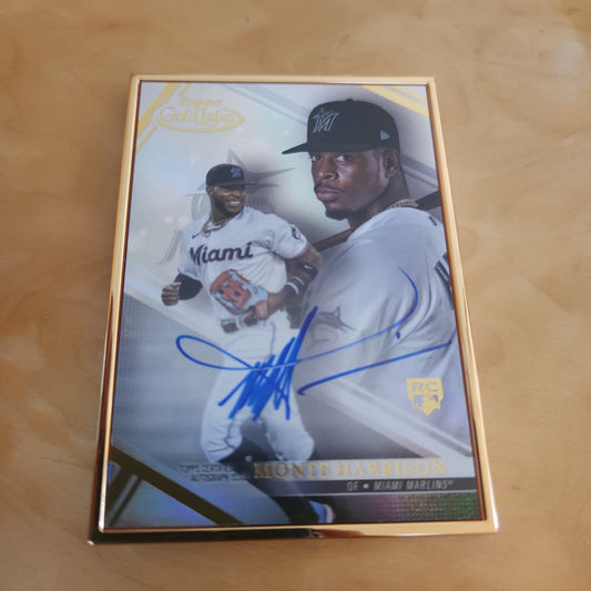 Topps Gold Label Monte Harrison RC Auto #FA-MH