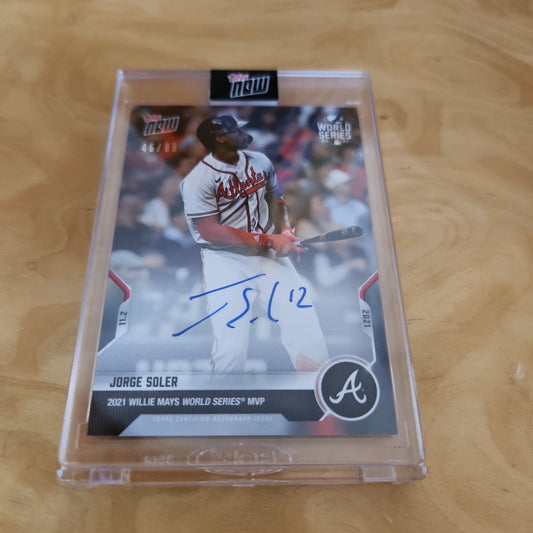 Topps Now World Series Jorge Soler Auto 46/99 #1041A