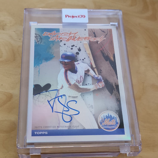 Topps Project 70 Darryl Strawberry Auto 37/70 #527-A