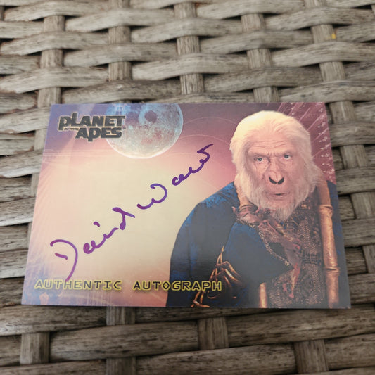 Topps Plant Of The Apes David Warner As Sandar Auto