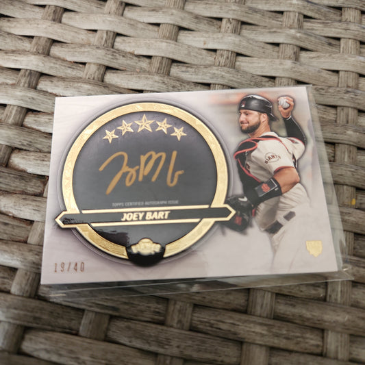 Topps Five Star Joey Bart RC Auto 19/40 #GG-JR