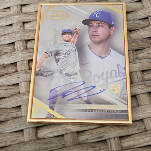 Topps Gold Label Kris Bubic RC Auto #FA-KB