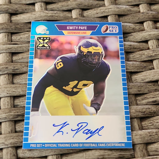 Leaf Pro Set Blue Parallel Kwity Paye RC Auto 62/75 #PA-KP2