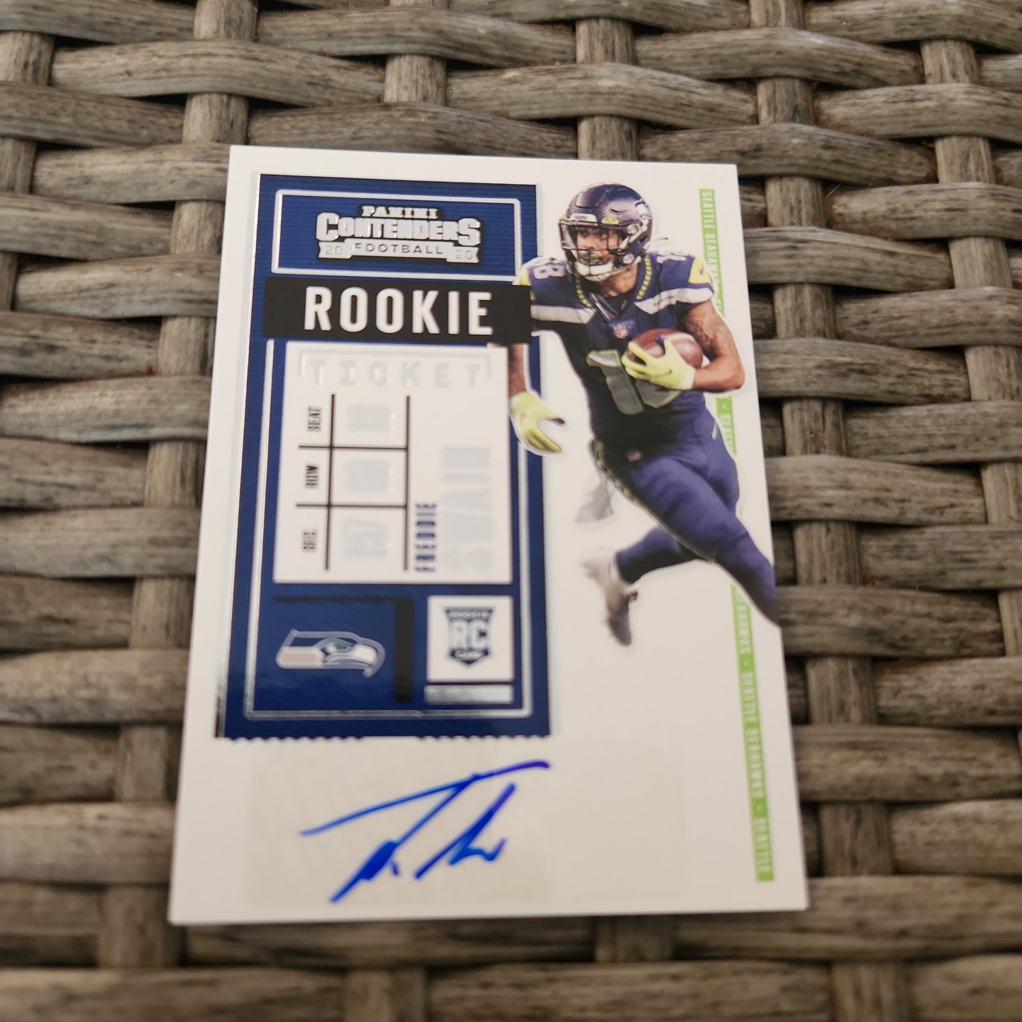 Panini Contenders 2020 Football Rookie Ticket Freddie Swain RC Auto #212