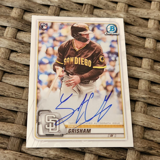 Topps Bowman Chrome Trent Grisham RC Auto #CRA-TG