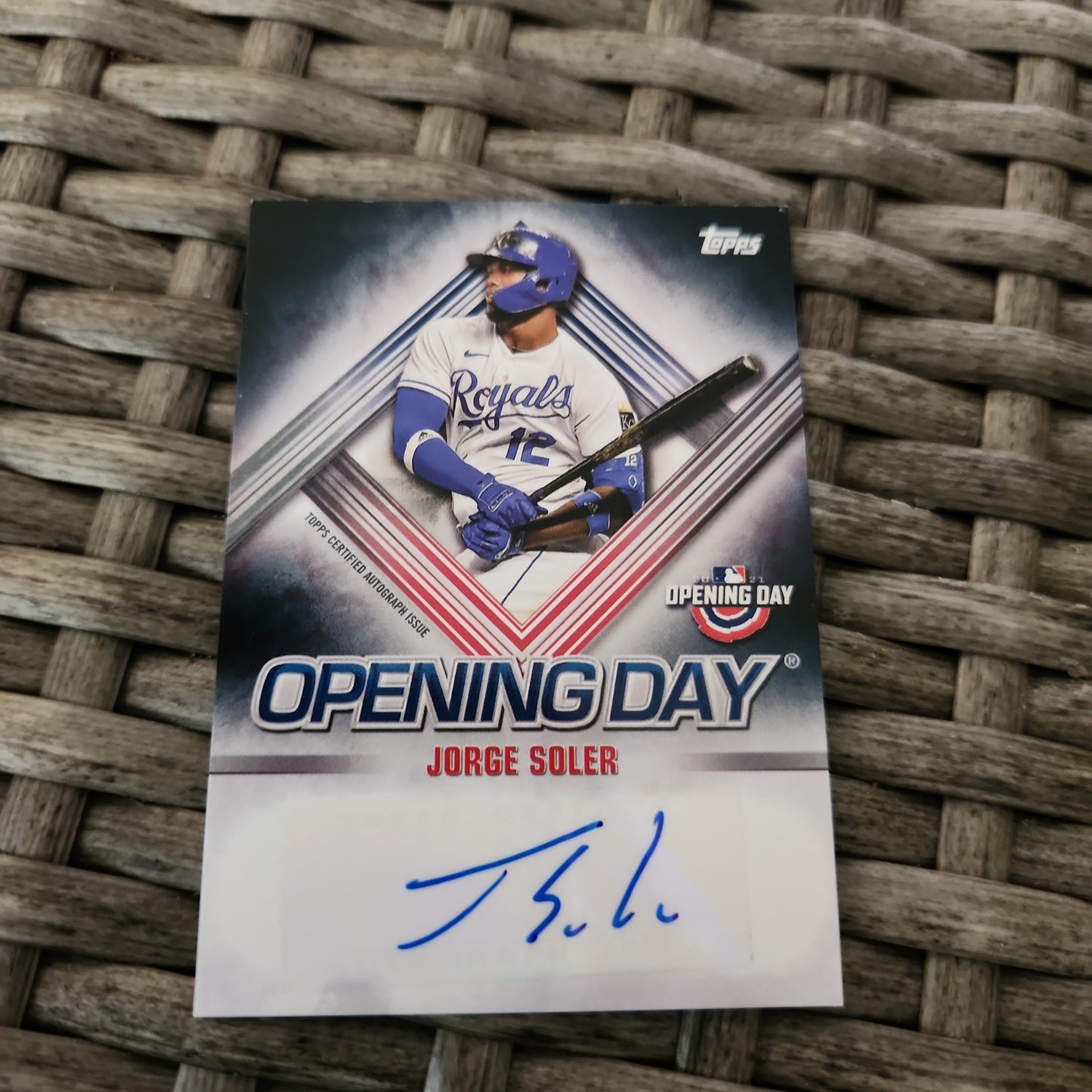 Toppe Opening Day Jorge Soler Auto #ODA-JSO