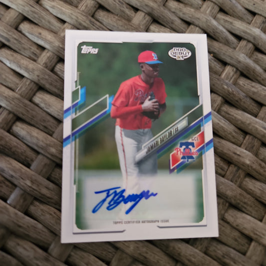 Topps Pro Debut Jamari Baylor Auto #PD-149