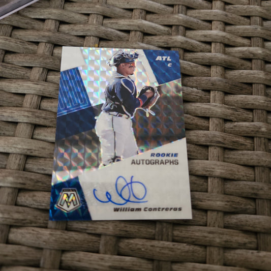 Panini Mosiac Prizm William Contreras RC Auto #RAM-WC
