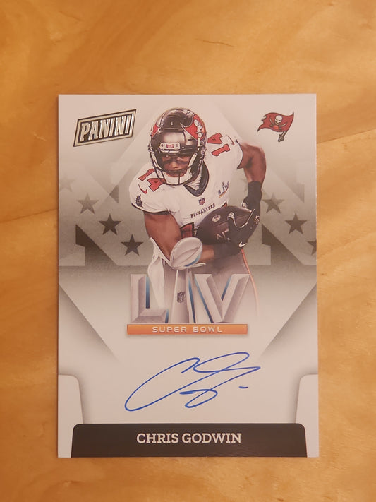 2022 Panini Super Bowl LV Chris Godwin Auto #SBLV-CG