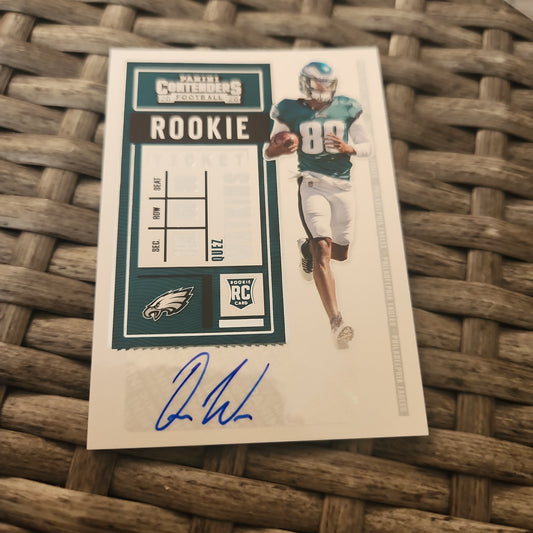 Panini Contenders Football Rookie Ticket Quez Watkins Auto #164